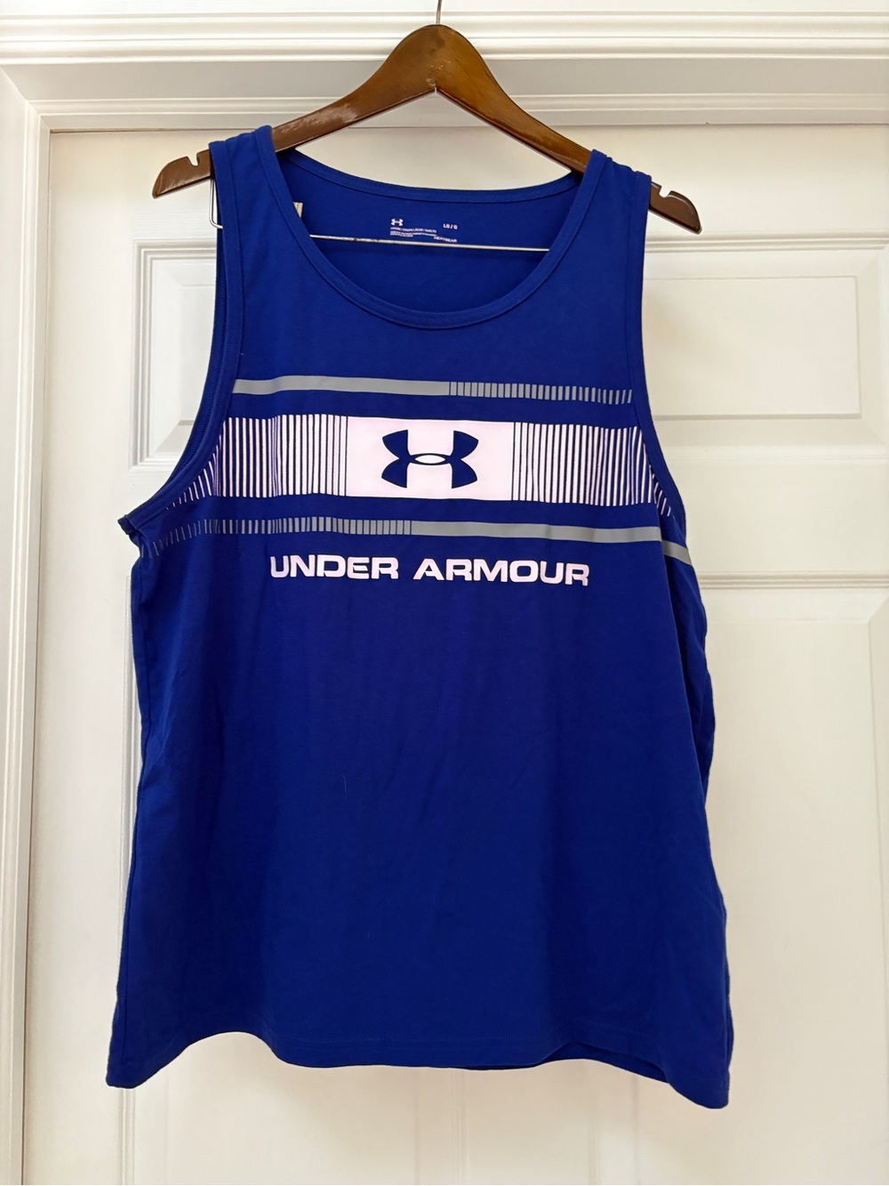 Under Armour Royal Blue Performance Logo Tank men’s large